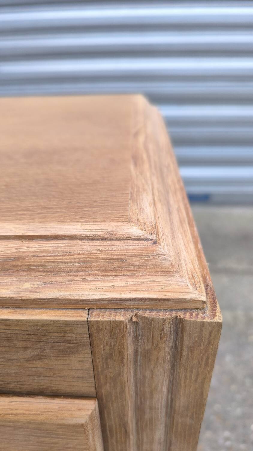 1960 compass foot chest of drawers