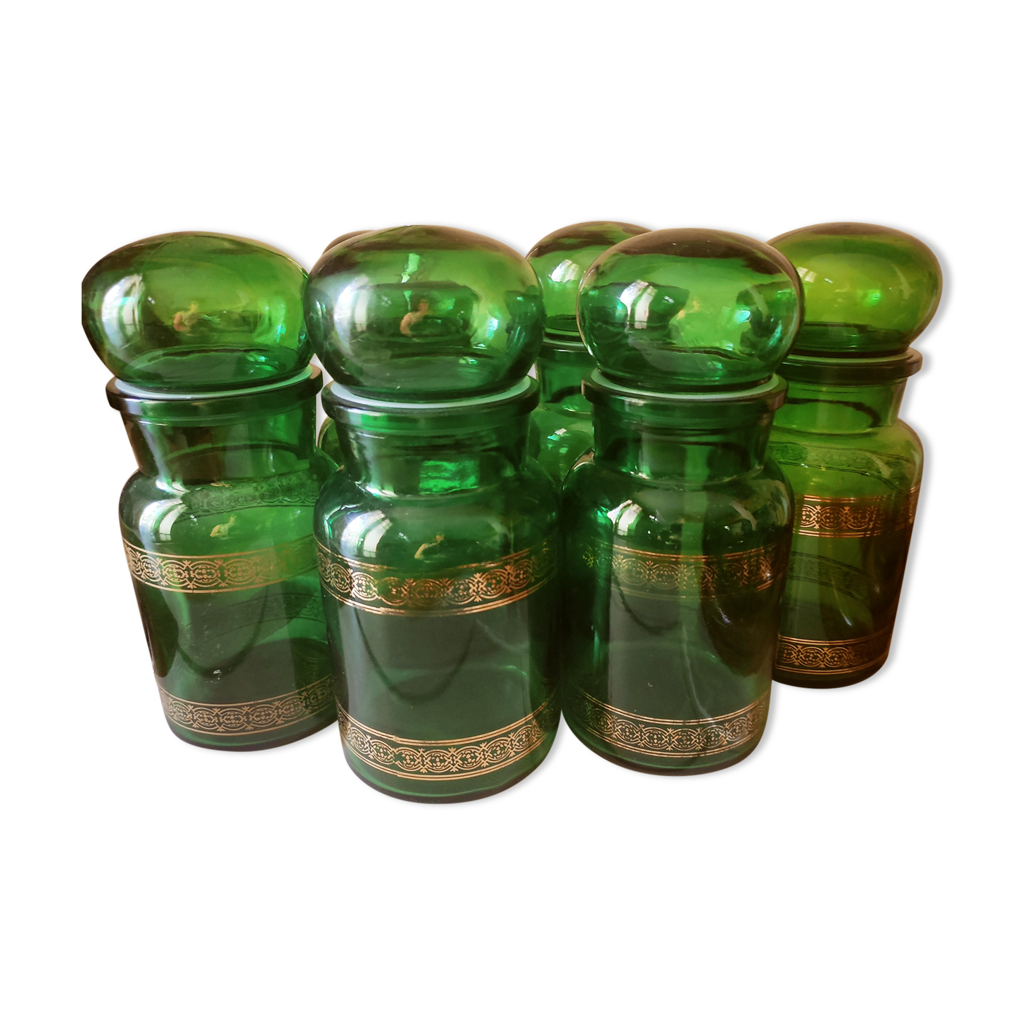 6 vials of apothecary
