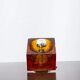 Cubic table lamp "Coca" in Murano glass, Italy, 1970s