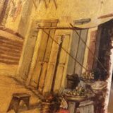 Painting on canvas alley Orientalist