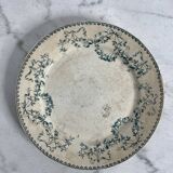 Set of 9 Terre de Fer flat plates - Sarreguemines U&C Mozart