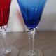 Coloured vases, made of Murano glass.