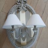 2-bulb wall light