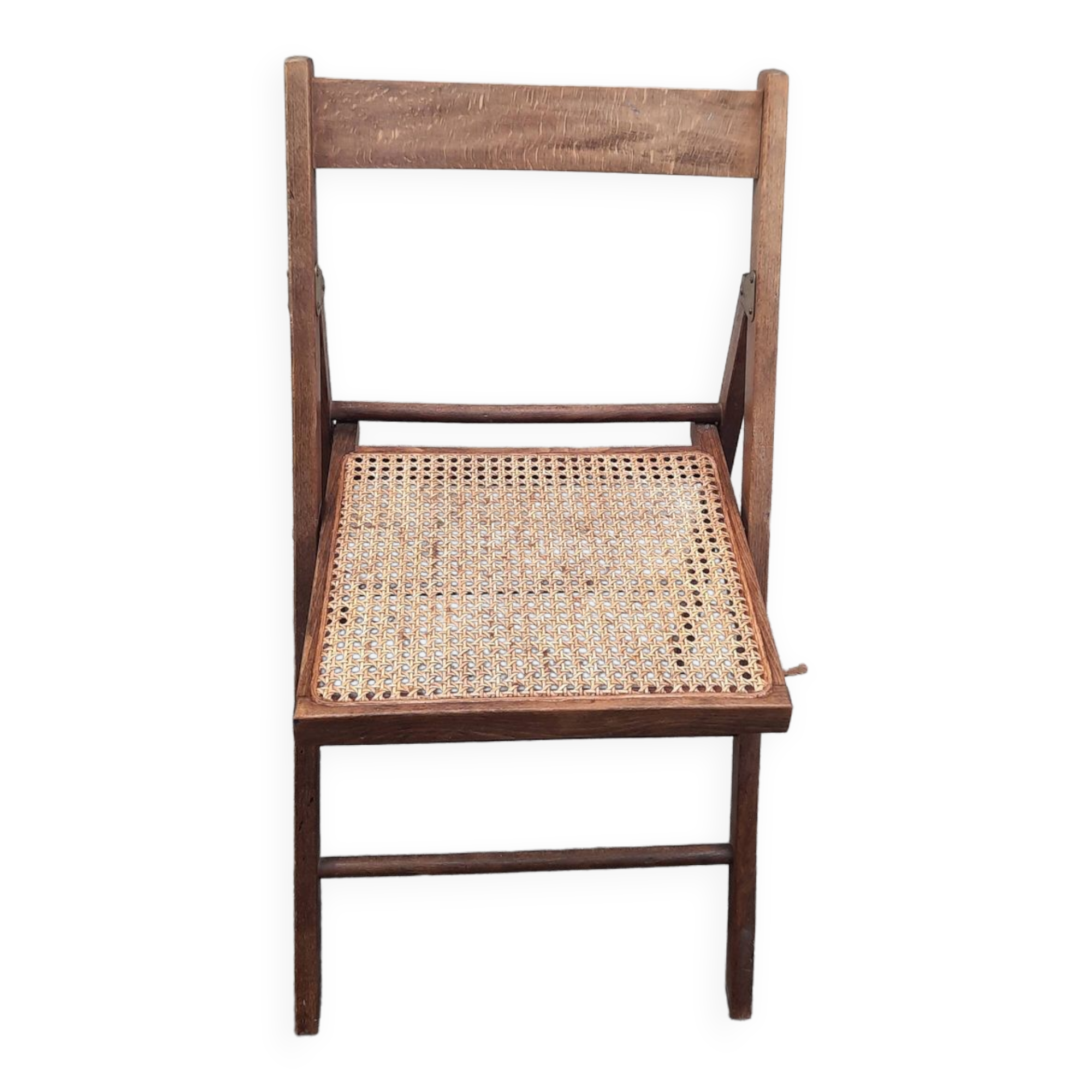 Cannage folding chair