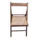 Cannage folding chair