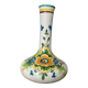 Italy vase in ceramic floral motif 60s