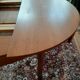 Table ronde extensible scandinave teck vintage