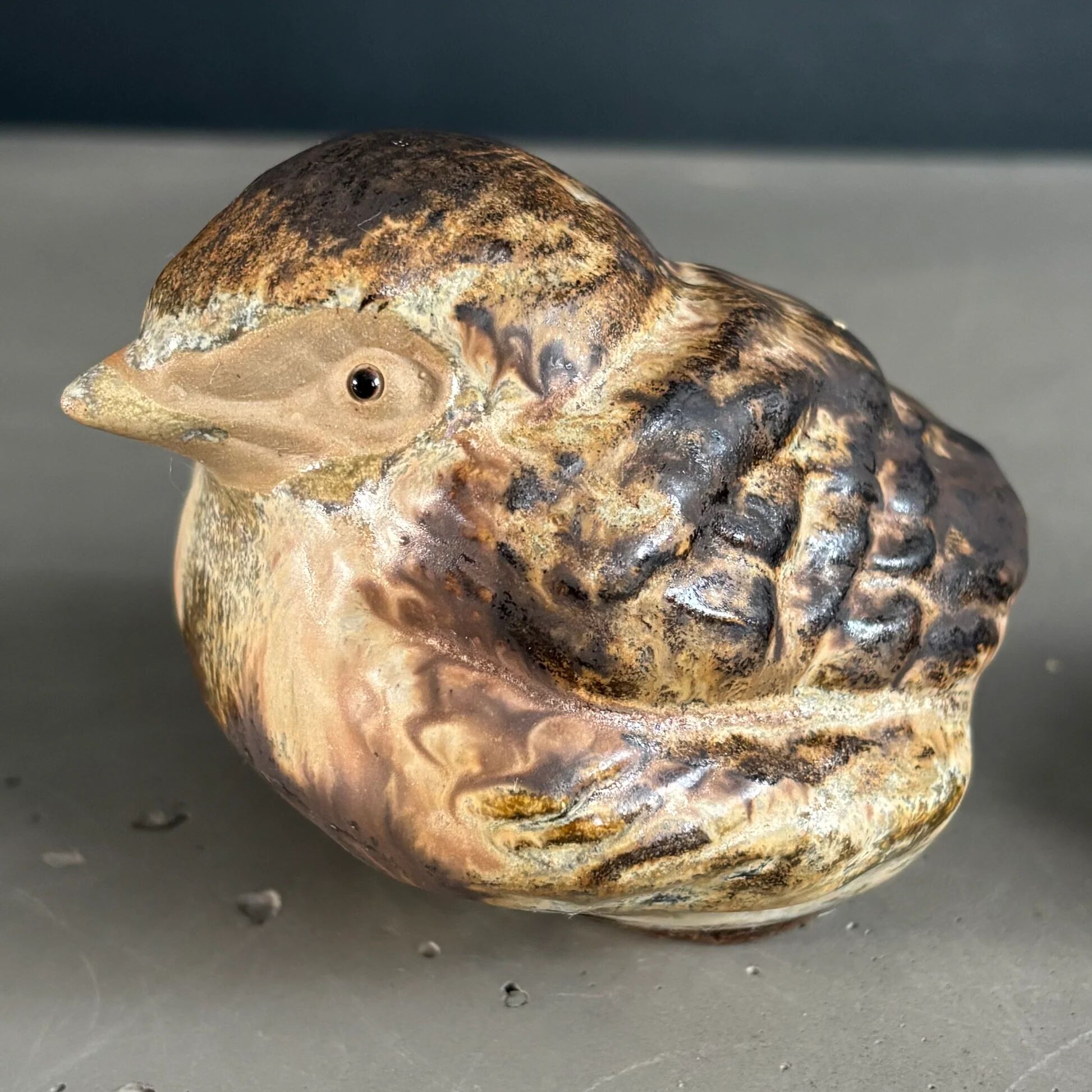 Paire d’oiseaux en grès - Erik Engkvist pour Jie Gantofta - Suède - 1960/70