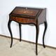 Blackened pearwood and amboyna sloping desk, Napoleon III period, mid-19th century