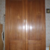 Wardrobe wood massive art deco