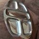 Vintage metal compartment dish