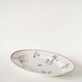 Oval platter from Sarreguemines, Gilbert pattern, early 20th century