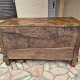 Late 19th century oak laundry chest