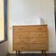 Tapered leg chest of drawers