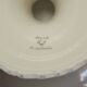 Beige/white porcelain compote from Royal Eelag with a rose pattern.