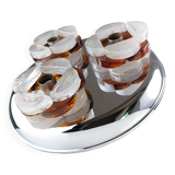 Murano glass ceiling lamp by Albano Poli for Poliarte 1970s