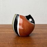 German ceramic vase from the mid-century by Krösselbach Keramik, 1960s.