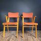 Pair of vintage bridge armchairs
