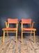 Pair of vintage bridge armchairs