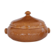 Vintage vegetable soup factory Gien amber