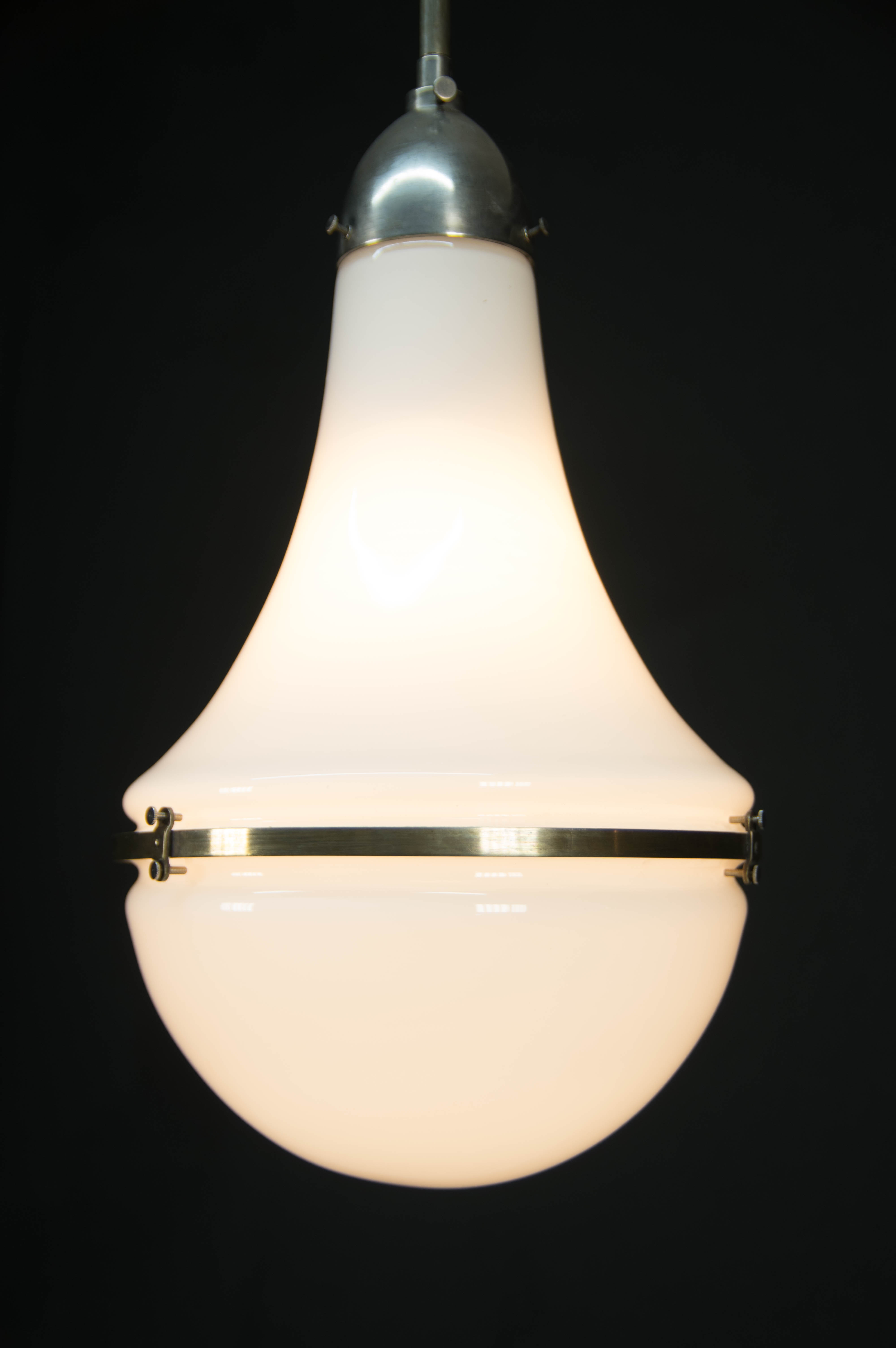 Pendant light with adjustable height by Peter Behrens, 1910s