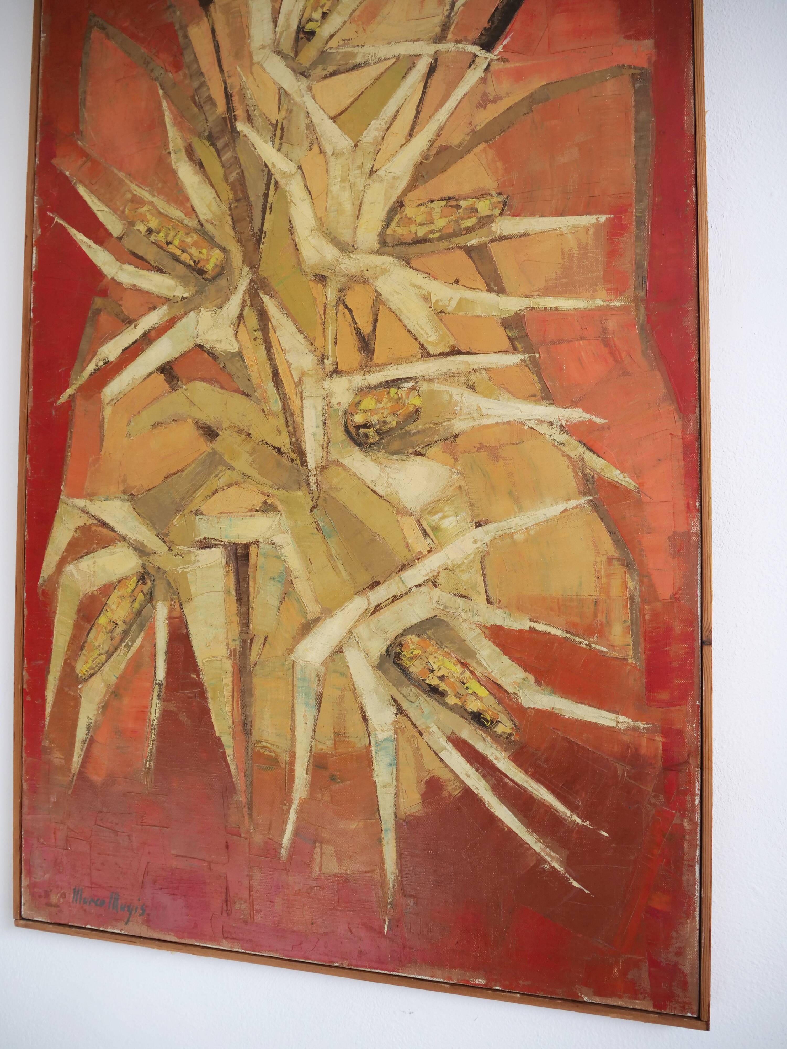 Geometric nature painting by marco magis