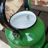Enameled sheet metal teapot