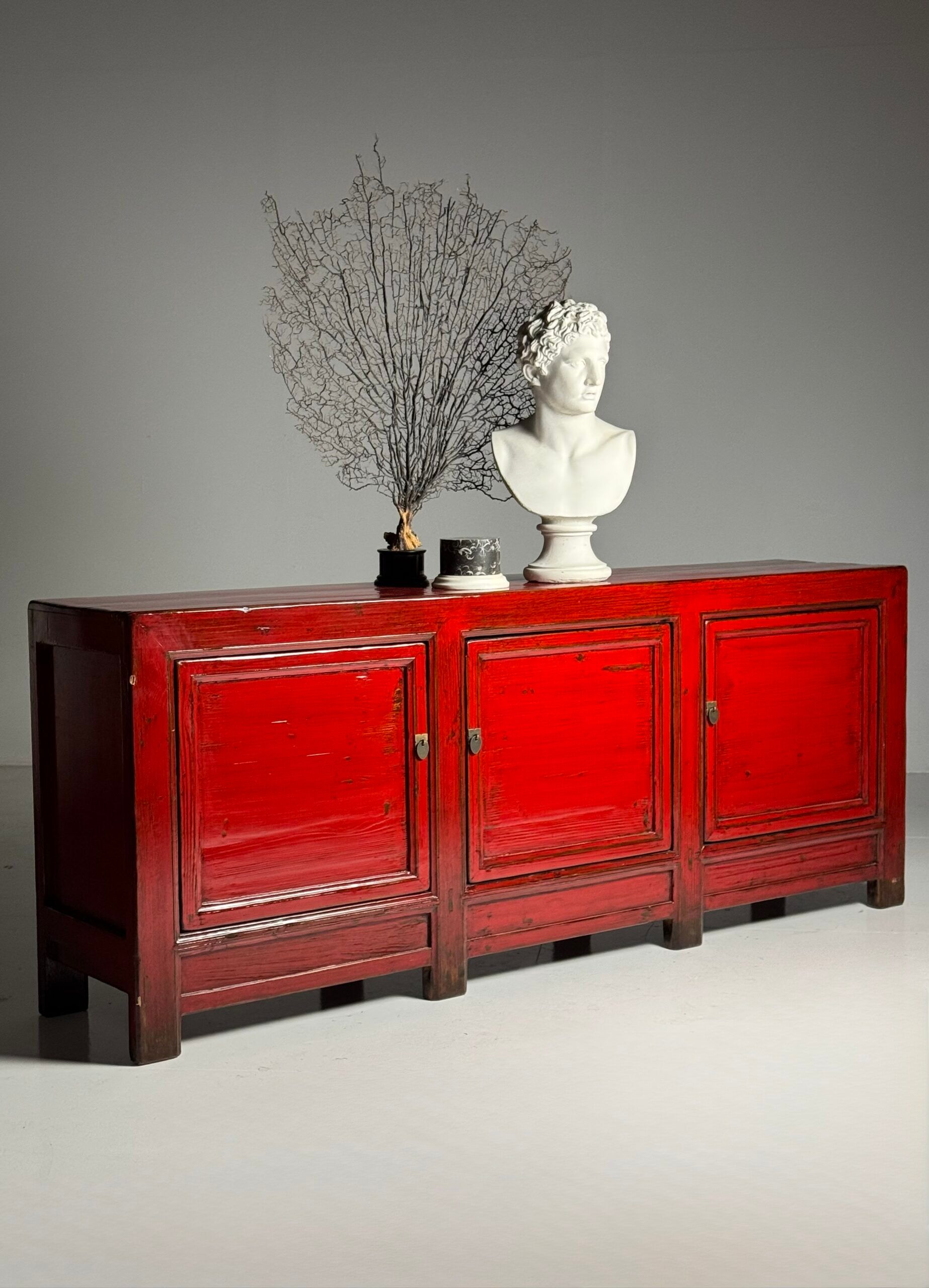 Chinese sideboard red