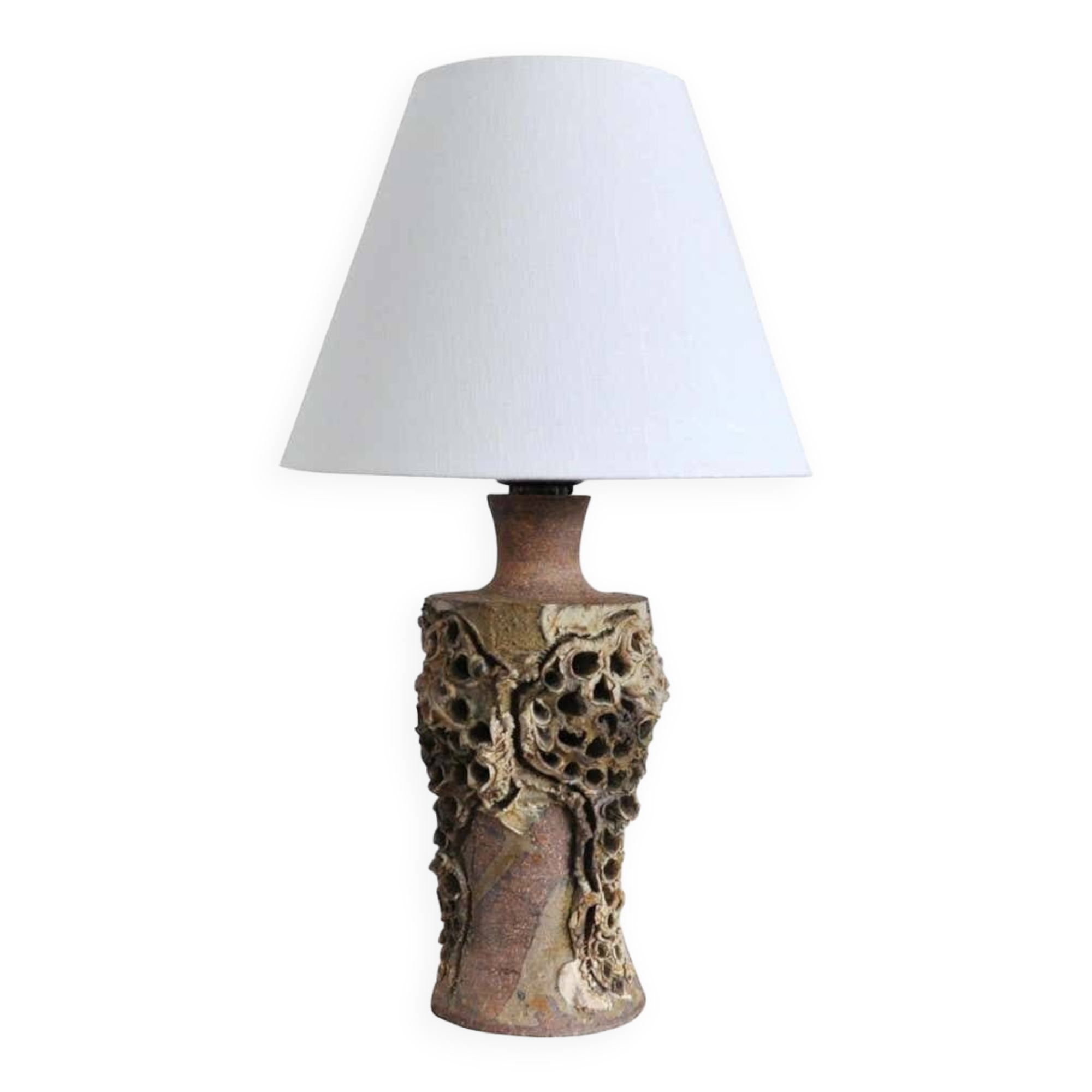Unique Bodil Marie Nielsen Danish Modern Ceramic Table Lamp, 1960s