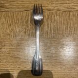 12 large silver metal forks