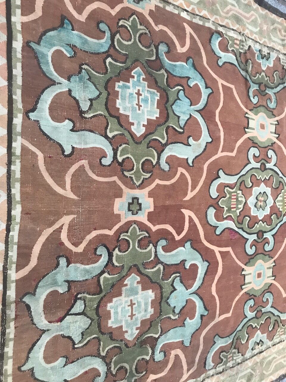 Carpet Aubusson 19th hand woven 208x306 cm