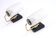 Pair of gold and black metal sconces, 50s