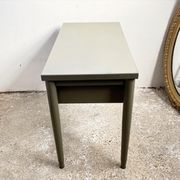 Vintage khaki metal desk