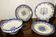 4 Assortie plates from Longwy et Moustiers