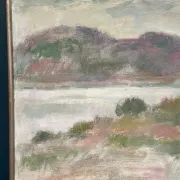 Large Original Swedish Oil on Canvas – "Early Morning" by Gunnel Forssell – Signed – Vintage and Framed – 83 × 50 cm (32.7" × 19.7")