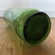 Green glass vase