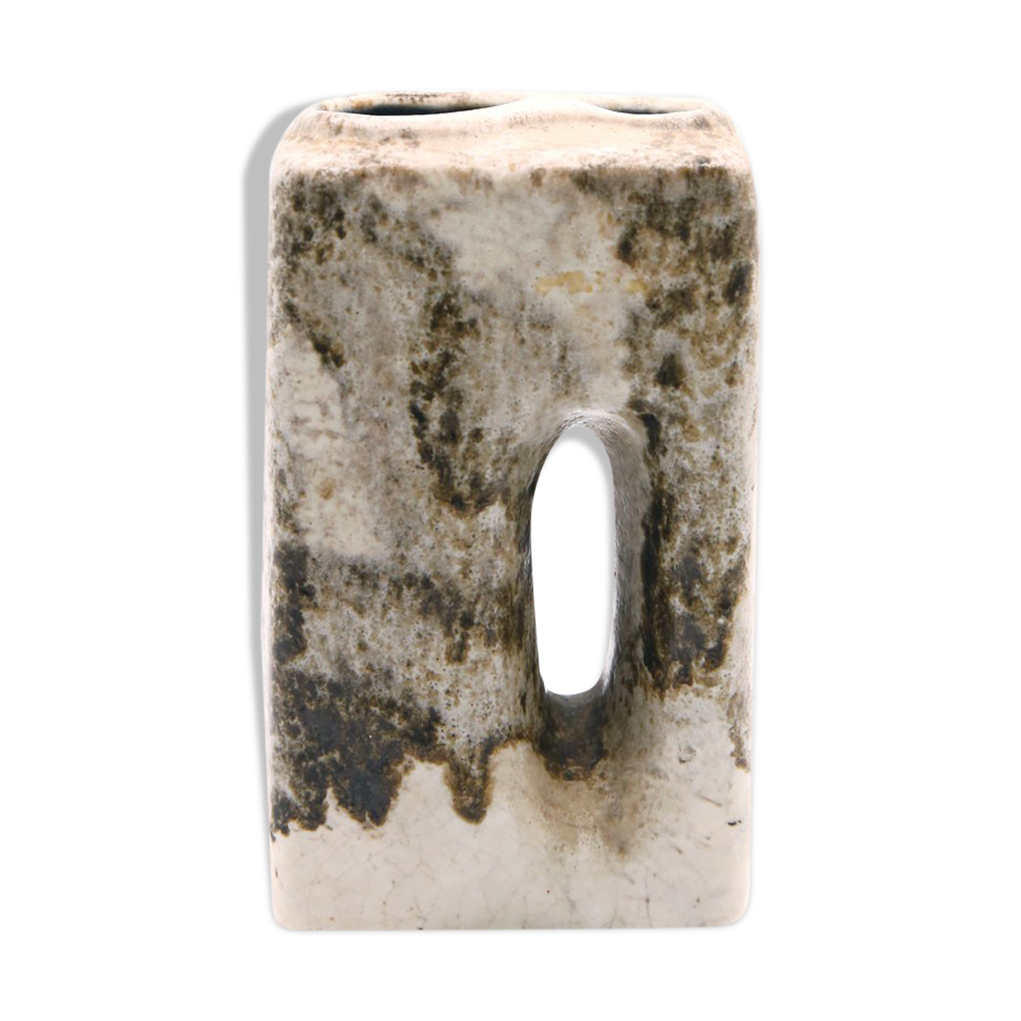 Fat Lava vase by the German Ubelacker Keramik brutalist style