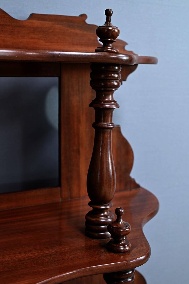 Mahogany Wall Shelf, Louis-Philippe Period – Mid-19th Century