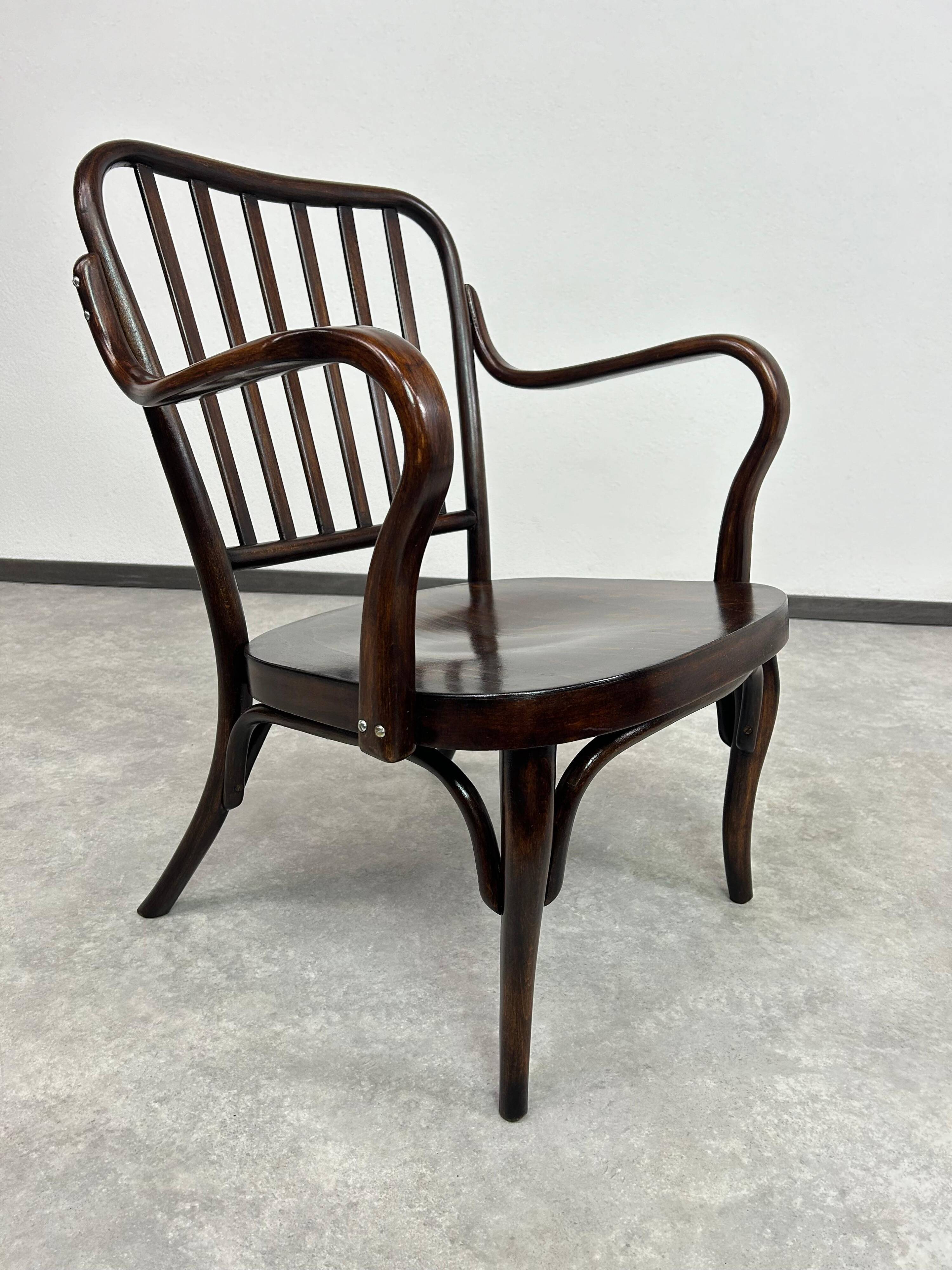 Art Deco armchairs A752F by Jozef Frank for Thonet