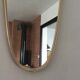 Large asymmetrical mirror 60s free shape 78x30cm
