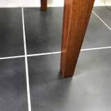 Rustic farm coffee table with 1 1950 cherry drawer