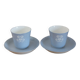Pair of cups in porcelain de Sèvres XIXth