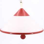 Red and white up and down suspension, 80s