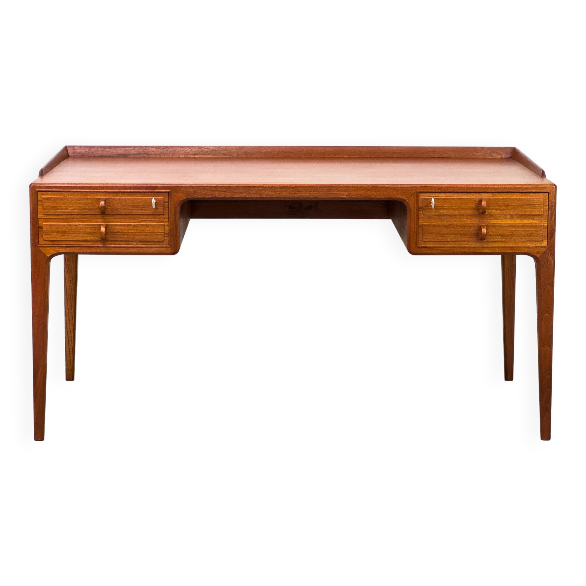 Teak Desk by Bertil Fridhagen for Bodafors, 1960s