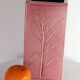 Vase Vallauris ceramic Leduc herbarium vintage pink 1960