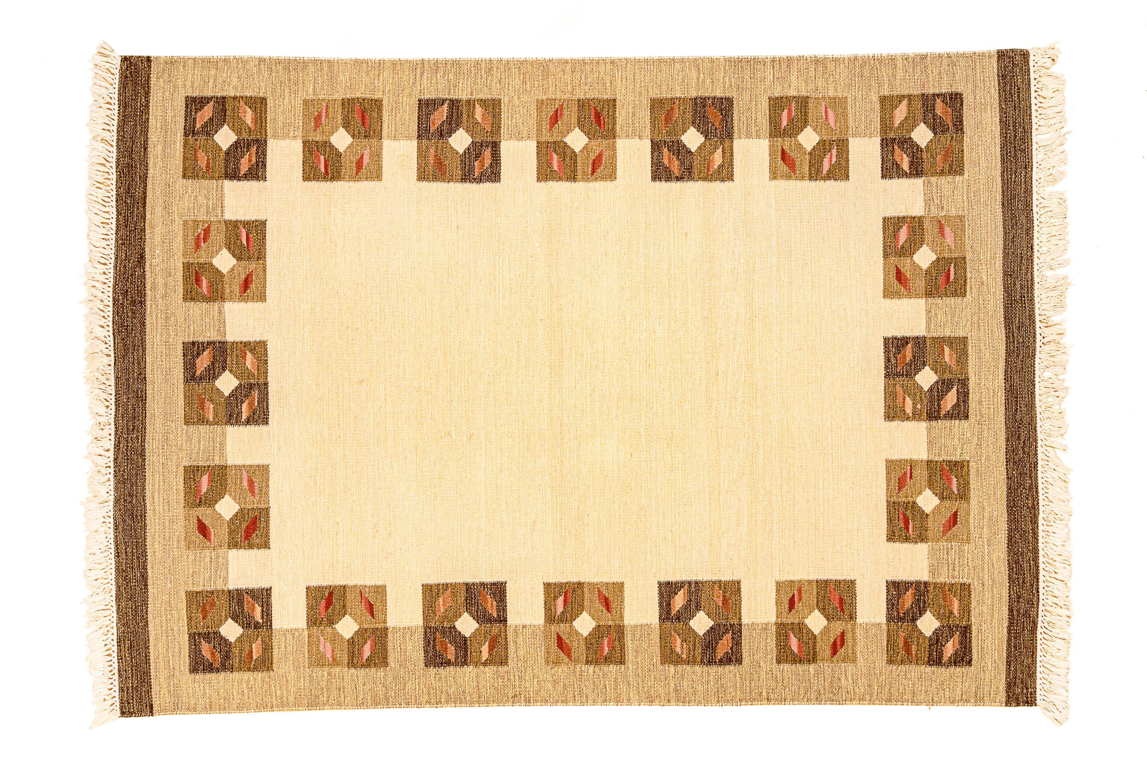 Scandinavian 20th century modern rug. 200 x 142 cm (79 x 56 in)