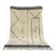 Moroccan rug in natural wool, 250cm x 150cm