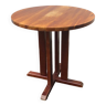 Table haute et ronde bois