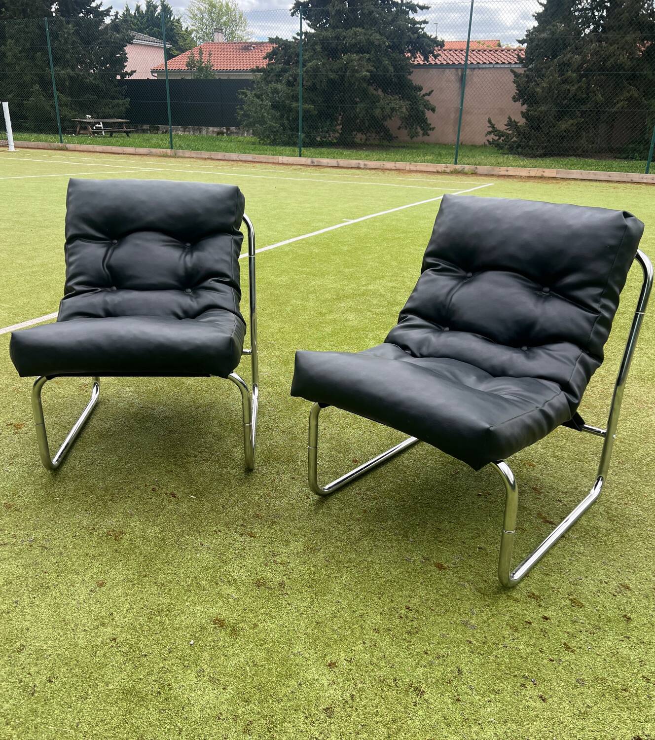 Pair of Pixi armchairs by Gillis Lundgren for IKEA