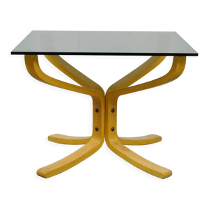 Table basse en bois courbé